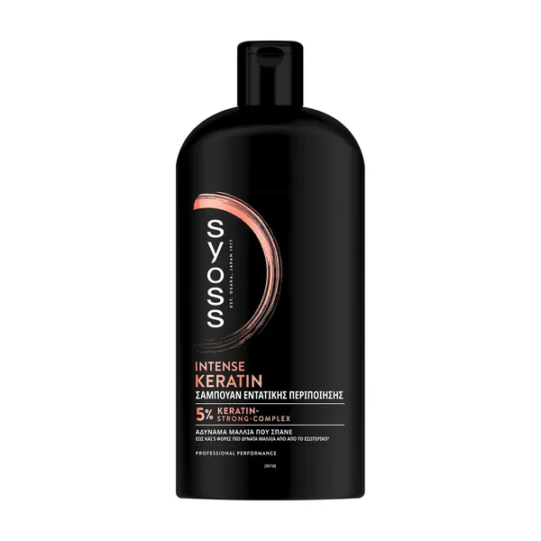 SYOSS Keratin Σαμπουάν για Αδύναμα Μαλλιά που Σπάνε 750ml