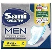 Sani Men Απορροφητικό Προστατευτικό Ακράτειας L.2 Medium 10τεμ