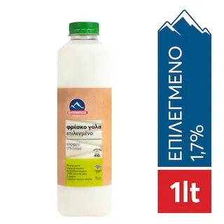 Όλυμπος Επιλεγμένο Φρέσκο Γάλα Ελαφρύ 1lt