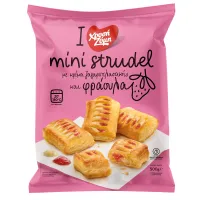 Mini Strudel ΧΡΥΣΗ ΖΥΜΗ με Κρέμα Ζαχαροπλαστικής & Φράουλα 500g