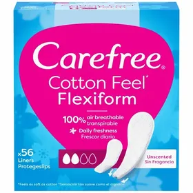 CAREFREE Σερβιετάκια Flexi Form Εκχύλισμα Βαμβακιού 56 Τεμάχια