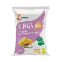 Σνακ από ρεβίθια με γεύση sour cream & κρεμμύδι, 3αλφα 85g