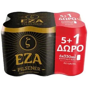 Μπύρα Pilsner 6x330ml (5+1δώρο)
