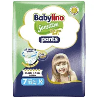 Babylino Πάνες Sensitive Cotton Soft Pants X-Large Plus No 7 15-25kg 16τεμ