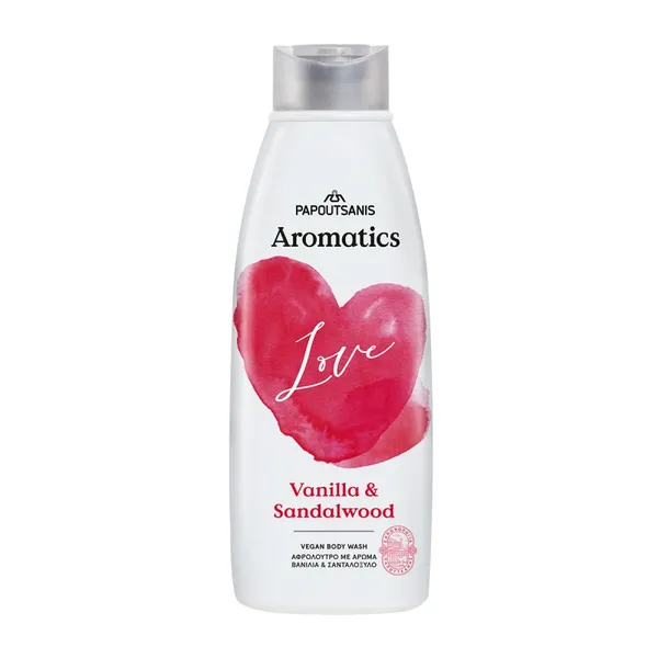 PAPOUTSANIS Aromatics αφρόλουτρο love 600ml