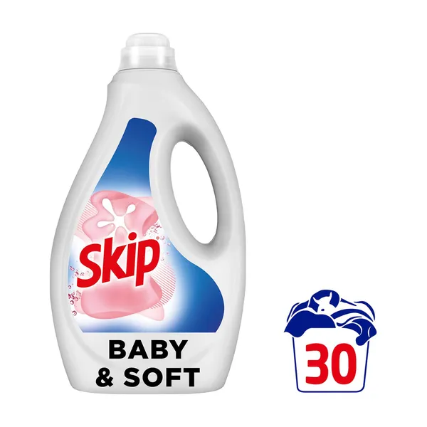 Απορρυπαντικό Πλυντηρίου Ρούχων Υγρό Baby & Soft 30 πλύσεις