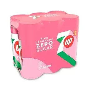 7UP Αναψυκτικό Pink Lemonade Zero 6x330ml