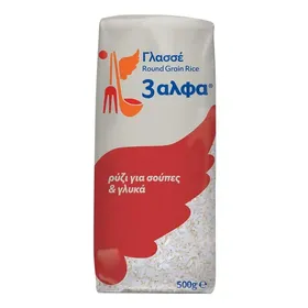3ΑΛΦΑ Ρύζι Γλασσέ 500gr