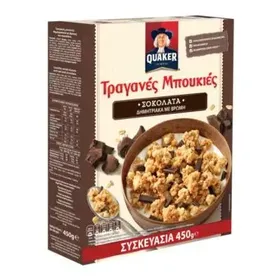 QUAKER ΤΡΑΓ.ΜΠΟΥΚΙΕΣ ΣΟΚ.ΥΓΕΙΑΣ 450ΓΡ.