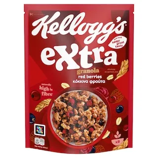 KELLOGGS Δημητριακά Extra Κόκκινα Φρούτα 400g