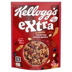 KELLOGGS Δημητριακά Extra Κόκκινα Φρούτα 400g