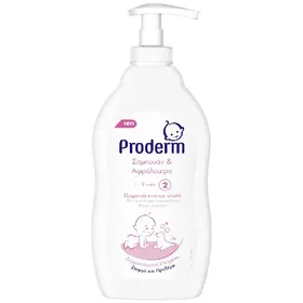 PRODERM σαμπουάν & αφρόλουτρο 1-3 ετών 400ml