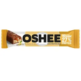 Oshee Μπάρα 27% Πρωτεΐνη Με Γεύση Βανίλια Καραμέλα Και Επικάλυψη Σοκολάτας 49γρ.