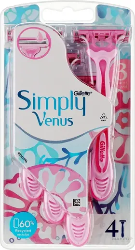 Simply Smooth Ξυραφάκια μιας χρήσης 4τεμ.