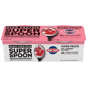ΚΡΙ ΚΡΙ super spoon επιδόρπιο γιαουρτιού gojiberry ή blueberry 2x170γρ.