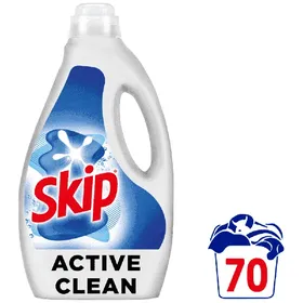 SKIP υγρό απορρυπαντικό πλυντηρίου ρούχων active clean 70μεζ.
