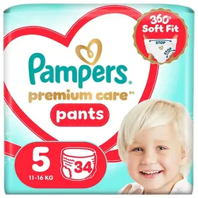 Pampers Premium Care Pants Πάνες Βρακάκι Νο6 (13-17kg.) Jumbo Pack 34τεμ.