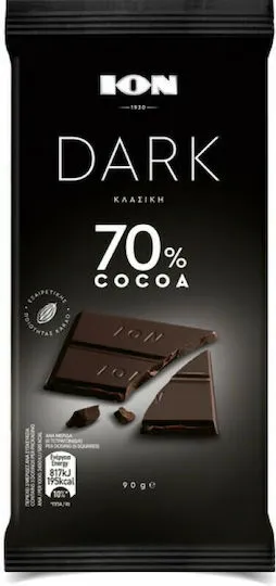 ION dark σοκολάτες υγείας 90γρ. (όλες οι γεύσεις)