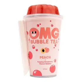 Κρύο τσάι OMG bubble peach 270ml