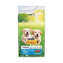 FRISKIES Σκυλοτροφή Junior Κοτόπουλο Λαχανικά 1.5kg