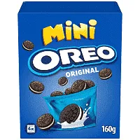 Oreo Mini Μπισκότα Γεμιστά Βανίλια 160gr