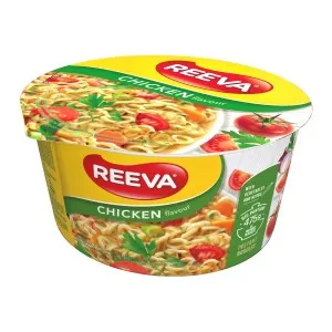 Noodles REEVA bowl 75gr βοδινό ή κοτόπουλο