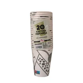 MrGrand Ποτήρια Χάρτινα 12oz 350ml. 20τεμ.