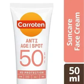 CARROTEN ΑΝΤΗΛΙΑΚΗ ΚΡΕΜΑ ΠΡΟΣΩΠΟΥ ΚΑΤΑ ΤΩΝ ΚΗΛΙΔΩΝ SPF50 50ML