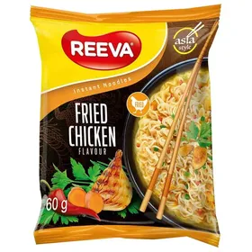 Reeva Instant Noodles Τηγανητό Κοτόπουλο 60γρ.