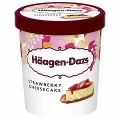 Haagen Dazs Παγωτό Strawberry Cheesecake 400γρ./460ml.