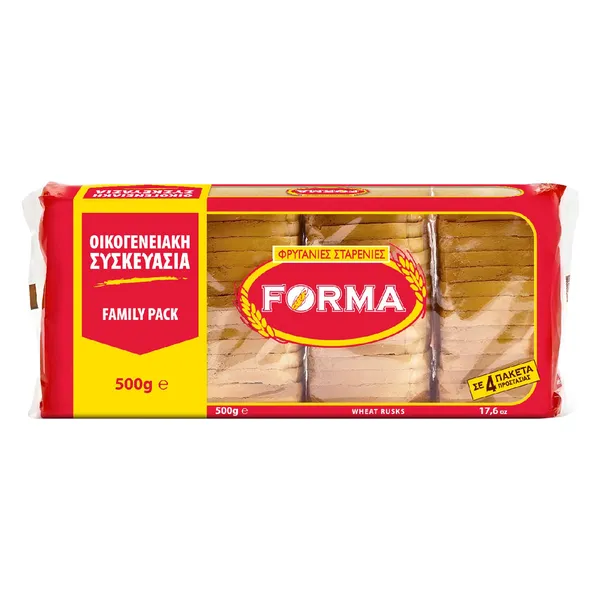 Φρυγανιές σταρένιες FORMA 4x125gr