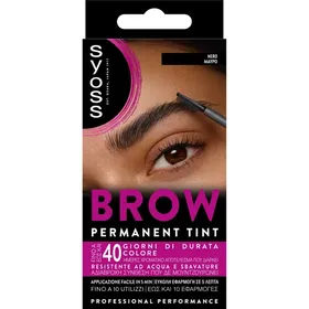Μόνιμη Βαφή Φρυδιών Syoss Brow Tint Μαύρο (10 ml)
