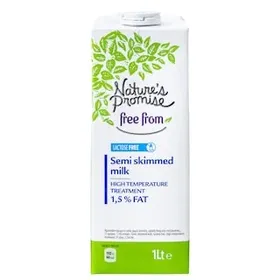NATURE'S PROMISE Γάλα Χωρίς Λακτόζη 1.5% 1lt