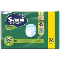SANI Sensitive Pants Εσώρουχα Ακράτειας No3 Large 24τεμ
