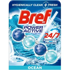 Μπλοκ Τουαλέτας Power Activ Ocean Breeze Bref Wc Block 50g