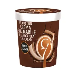 G7 Παγωτό σοκολάτα Με Πραλίνα Φουντουκιού 500ml