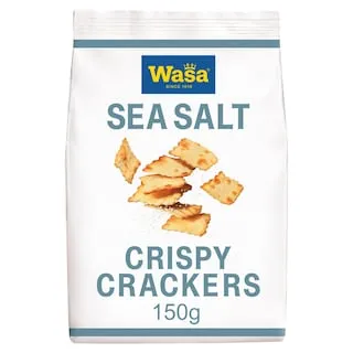 WASA Κράκερς Θαλασσινό Αλάτι 150g