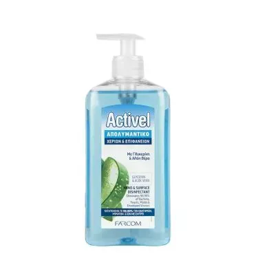 ACTIVEL ΑΠΟΛΥΜΑΝΤΙΚΟ ΧΕΡΙΩΝ & ΕΠΙΦΑΝΕΙΩΝ 500ML