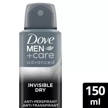 DOVE MEN DEO SPR ADV INVISIBLE DRY150ML