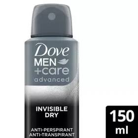 DOVE MEN DEO SPR ADV INVISIBLE DRY150ML