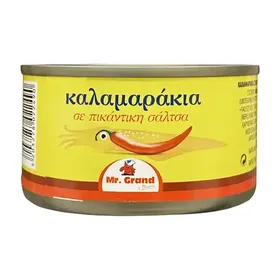 MrGrand Καλαμαράκια Σε Πικάντικη Σάλτσα 185γρ.