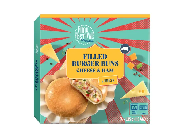 Mini Burger Bun γεμιστά