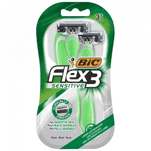 BIC Flex 3 Ξυραφάκια Μιας Χρήσης Sensitive 3τεμ