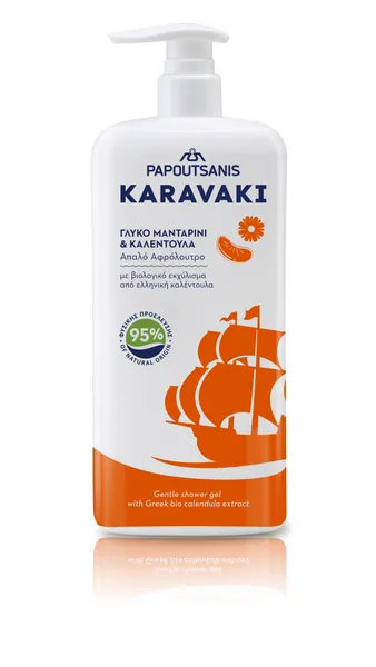 Αφρόλουτρο Γλυκό Μανταρίνι & Καλέντουλα Αντλία