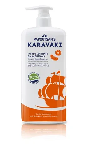 Αφρόλουτρο Γλυκό Μανταρίνι & Καλέντουλα Αντλία