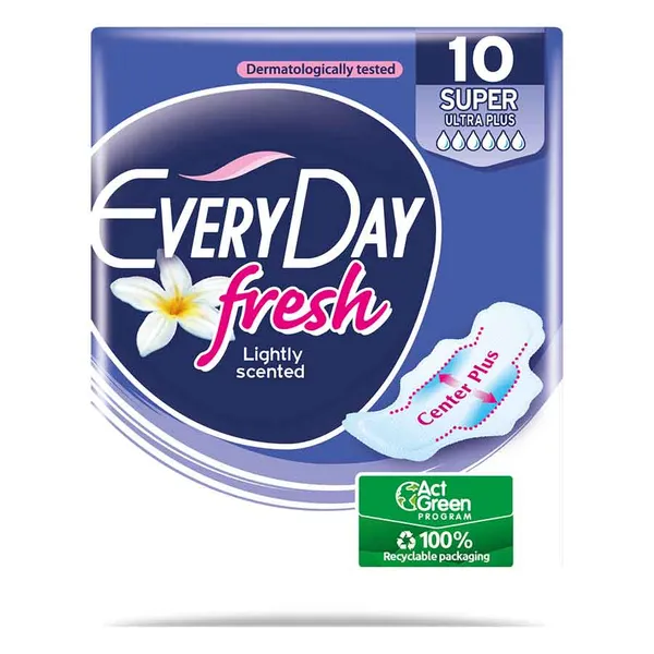 Every Day Fresh Σερβιέτες Ultra Plus Super 10τεμ.