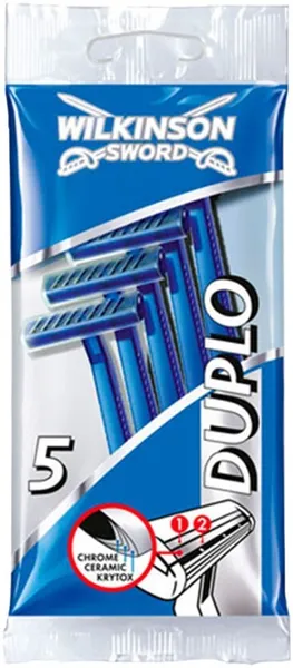 Duplo Ανδρικά ξυραφάκια μιας χρήσης 2λ - 5τεμ.