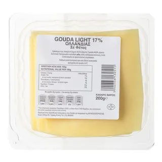 FRESH PACK Τυρί Γκούντα Light σε Φέτες 200g