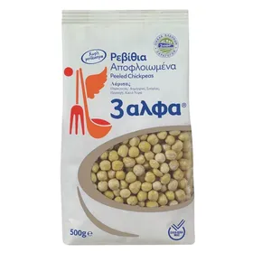 3Α Ρεβύθια Ελληνικά Αποφλοιωμένα Ο.Ε.Π. 500gr
