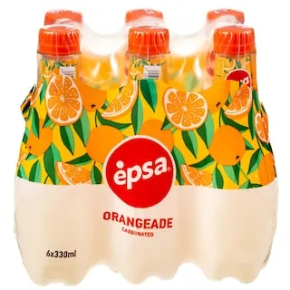 ΕΨΑ Πορτοκαλάδα με Ανθρακικό Φιάλη 6x330ml